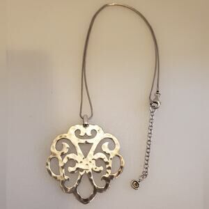 Silpada Eden Silver Swirl‎ Necklace 925 Silver 16.8g (SS2128352)
